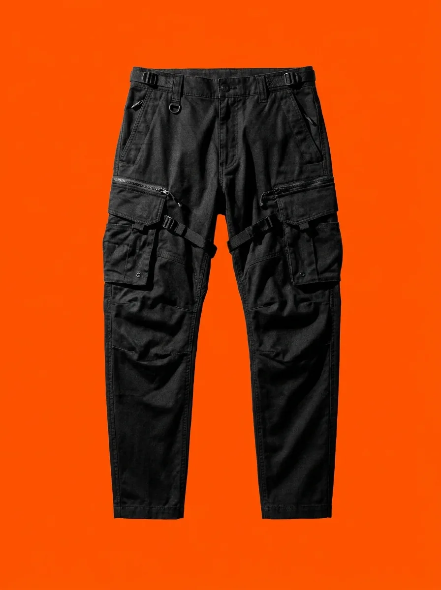 Vector Cargo Pant — technical cargo pants on a sunset backdrop